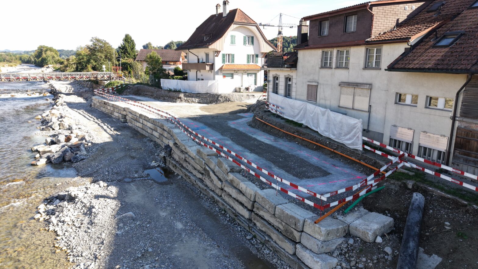 Neubau Sensebrücke. Informationen zum Stand der Arbeiten