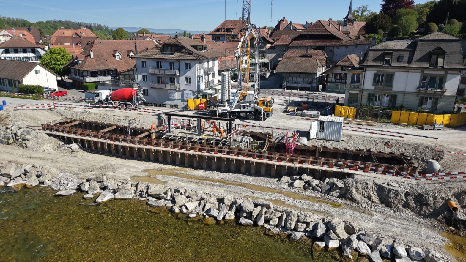 Neubau Sensebrücke – Information zum Stand der Arbeiten